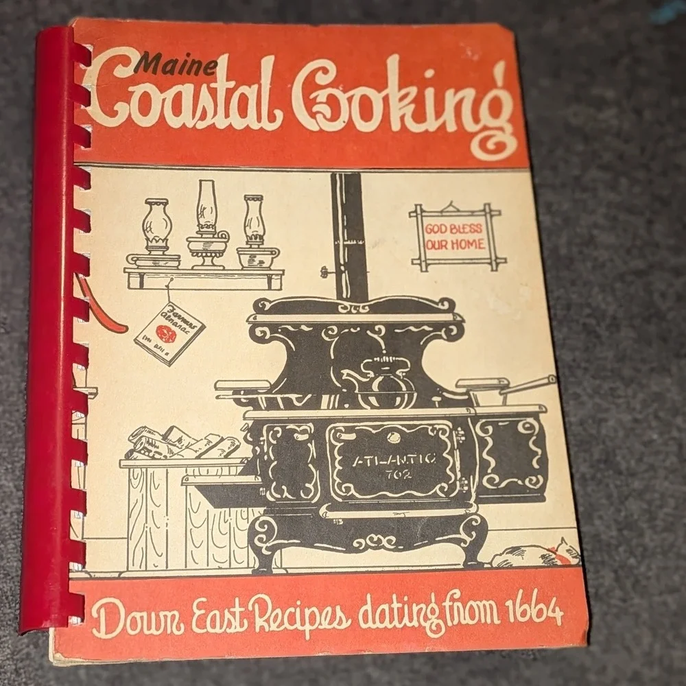 Maine Coastal Cooking 1969 Down East Recipes 1664 Vintage Cookbook 15th Ed